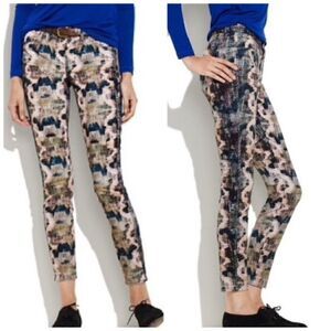 Madewell Skinny Jeans Snakeskin Print, Size 28‎